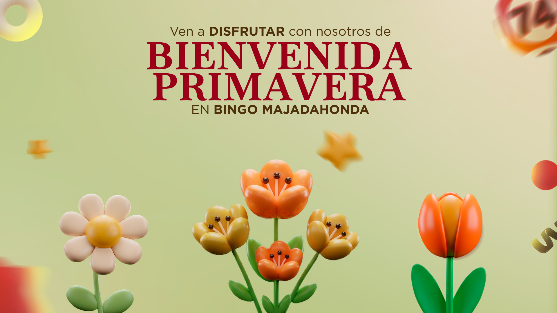 BIENVENIDA PRIMAVERA EN BINGO MAJADAHONDA